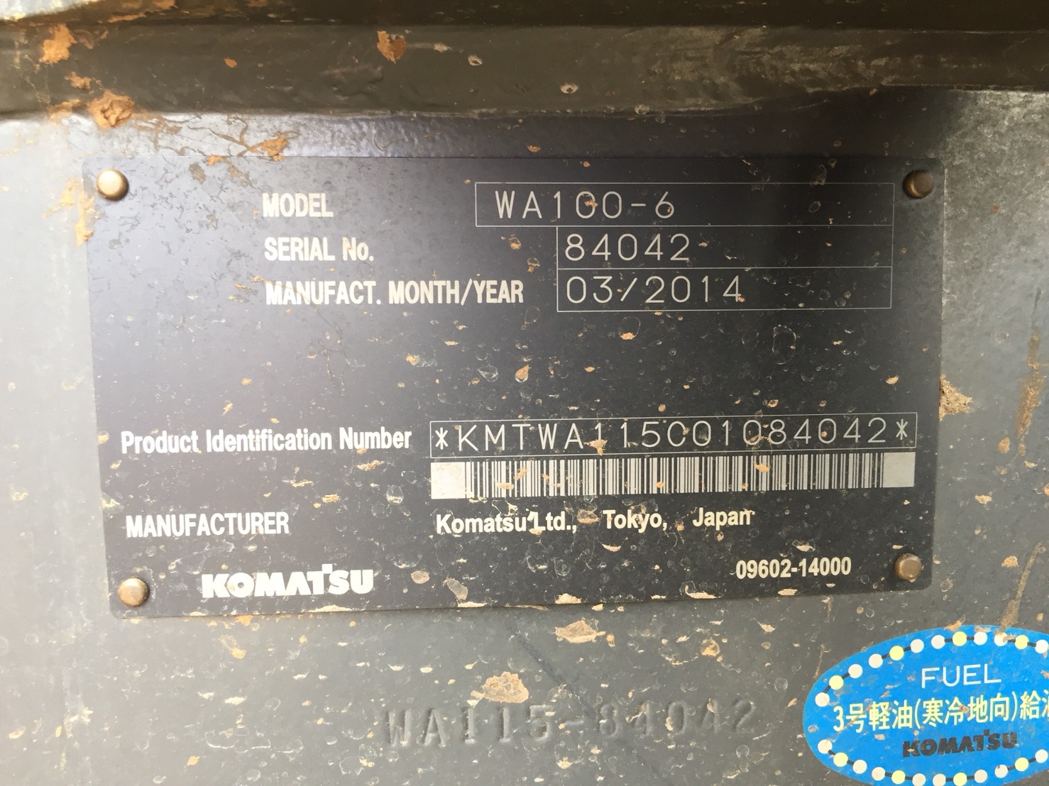 Komatsu WA100-6 - Image 15